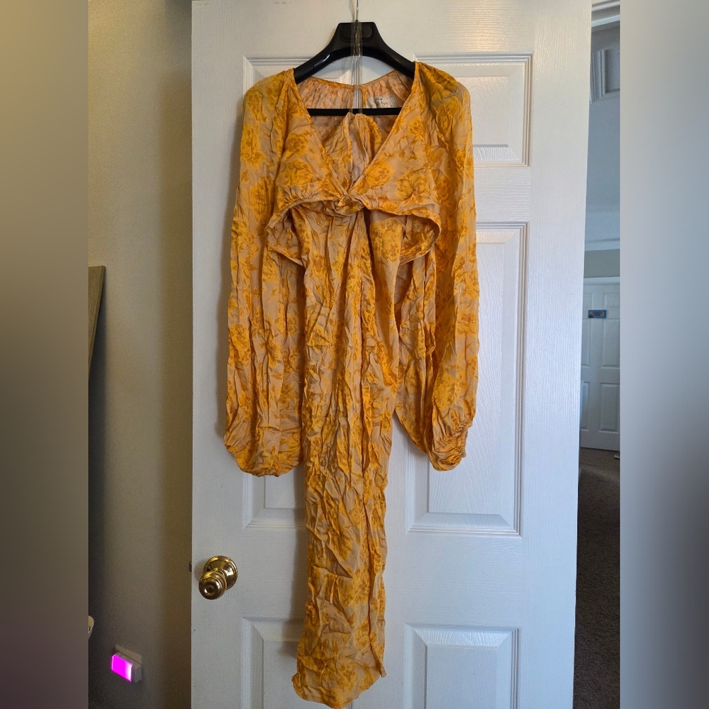 Jen's Pirate Booty Yellow Maxi Dress